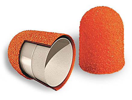 Podo Abrasive Caps - Round, 100/Package