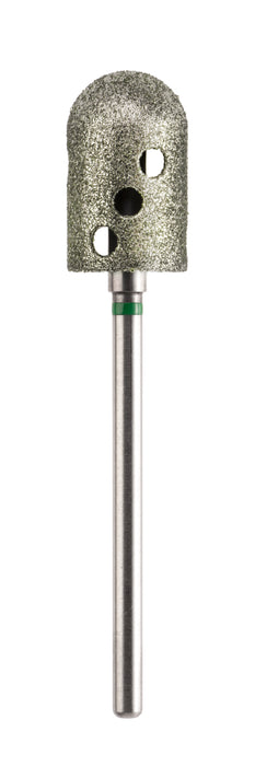 Rotatool RT417C Diamond Medium Rounded Barrel, Coarse Grit