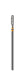 Rotatool RT592NEM Carbide Extra Small Thin Round Nose NEM Cross Cut Bur